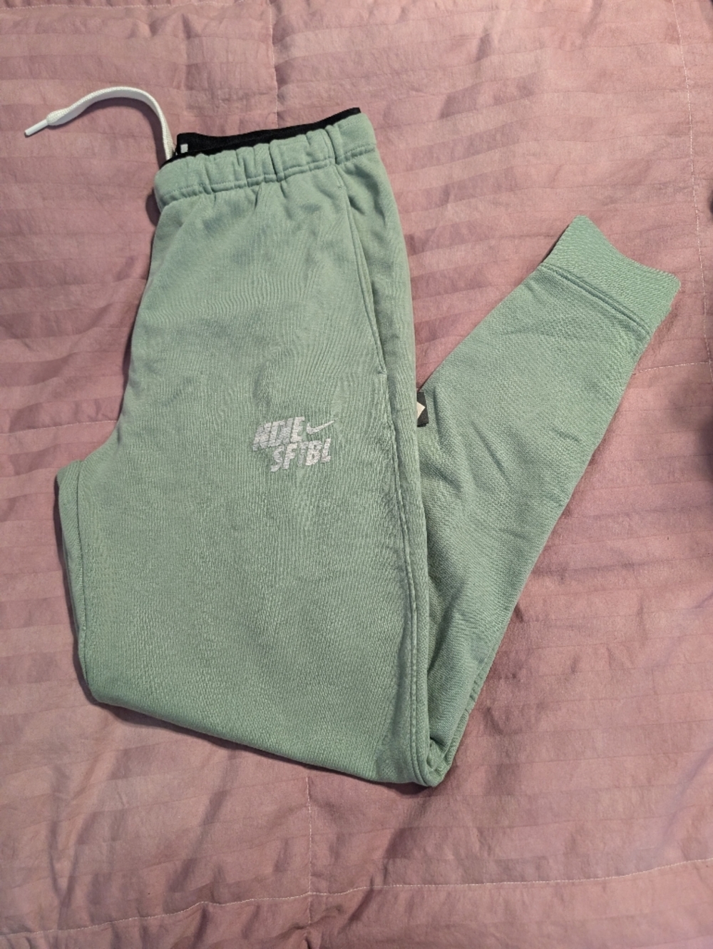 Nike SftBl Fleece Sweatpants in Mint Green